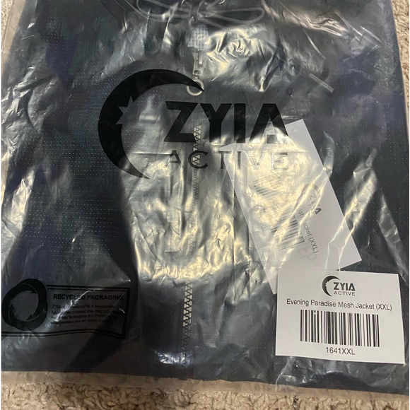 NWT/Package Zyia Evening Paradise Mesh Jacket ladies 2x - Picture 5 of 7